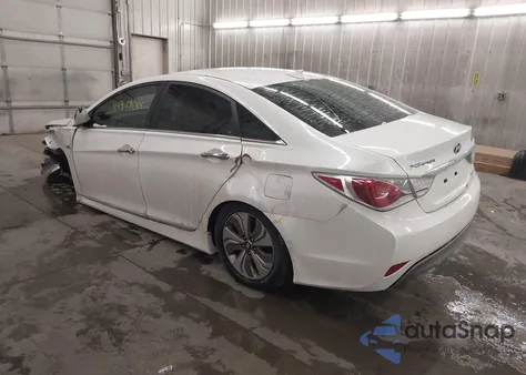 2013 Hyundai Sonata Hybrid Limited z USA, uszkodzony, nr VIN KMHEC4A47DA080298